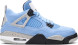 Унисекс кроссовки Nike Air Jordan 4 Retro GS 'University Blue'