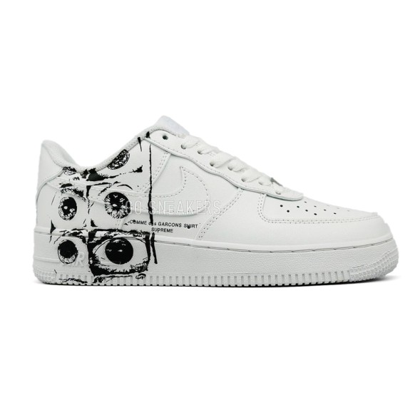 Унисекс кроссовки Nike Comme des Garçons x Supreme x Air Force 1 Low 'Eyes' 