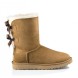 Женские угги с бантиками Bailey Bow II Chestnut
