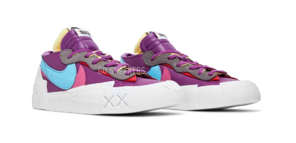 Унисекс кроссовки Nike KAWS x sacai x Blazer Low 'Purple Dusk'