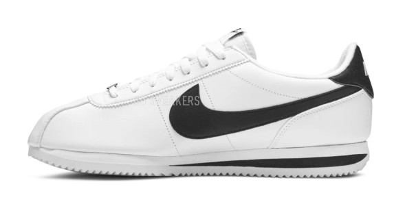 Унисекс кроссовки Nike Cortez Basic Leather 'White Black'