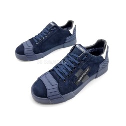Dolce &amp; Gabbana Man Winter Suede Navy