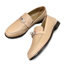 Hermes Loafers Beige