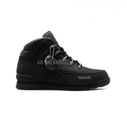 Женские ботинки с мехом Timberland Euro Sprint black