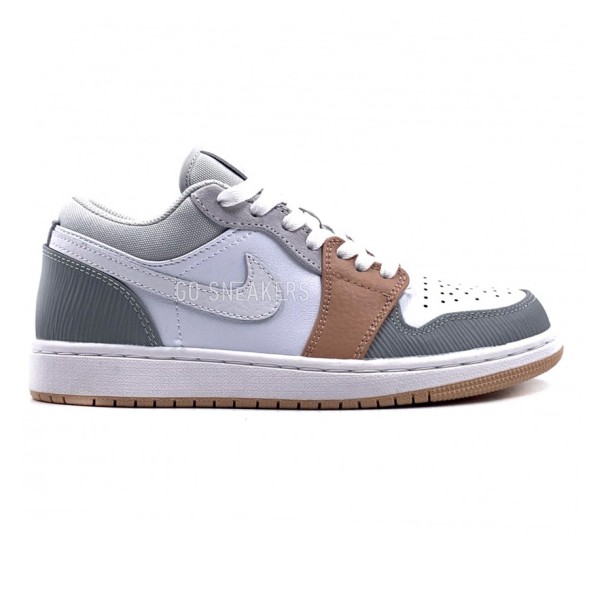 Женские кроссовки Nike Jordan 1 Retro Low Grey&amp;White