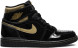 Унисекс кроссовки Nike Air Jordan 1 Retro High OG 'Black Metallic Gold'