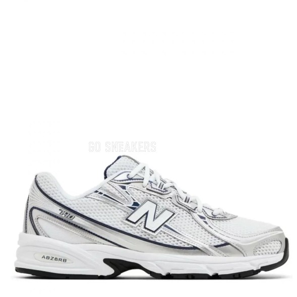 Унисекс кроссовки New Balance 740v2 White Navy Shadow Grey