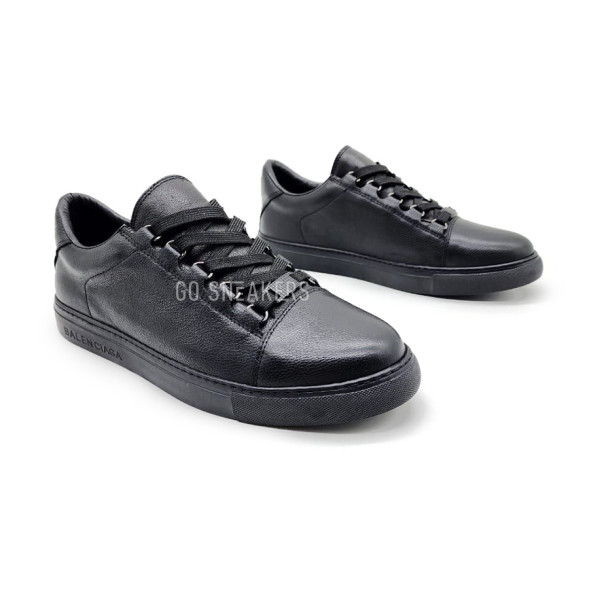Унисекс кроссовки Balenciaga Leather Sneakers Full Black