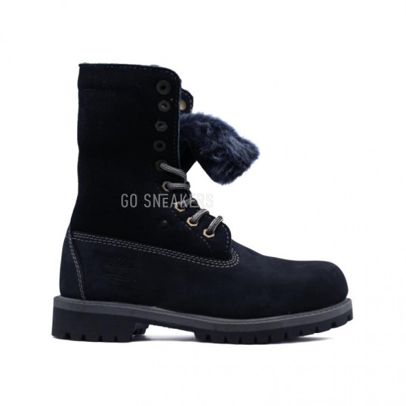 Женские ботинки с мехом Timberland Teddy Albina Navy