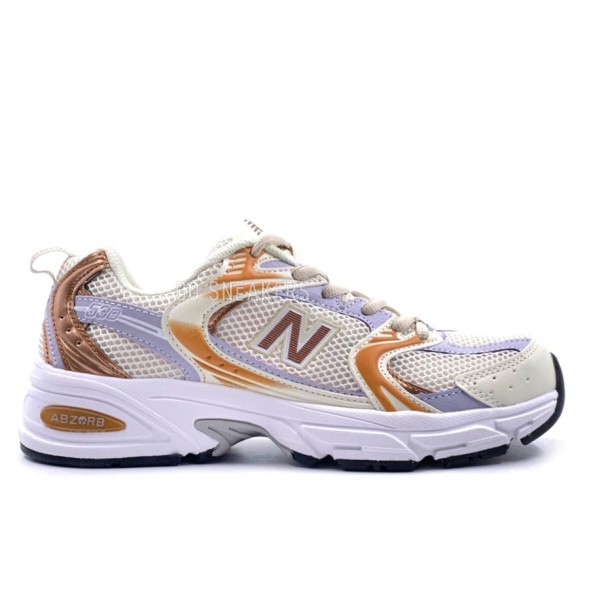 Женские кроссовки New Balance 530 White&amp;Orange