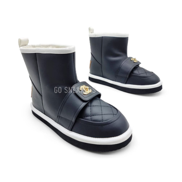 Женские зимние сапожки Chanel Winter Boots Black