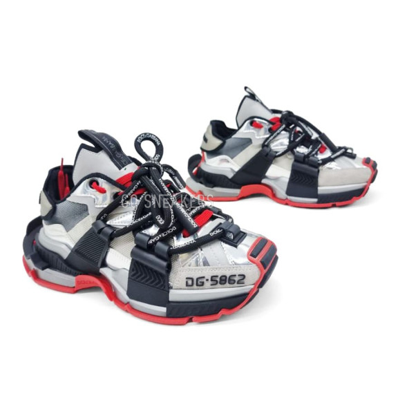 Женские кроссовки Dolce&amp;Gabbana DG-5862 Grey/Black