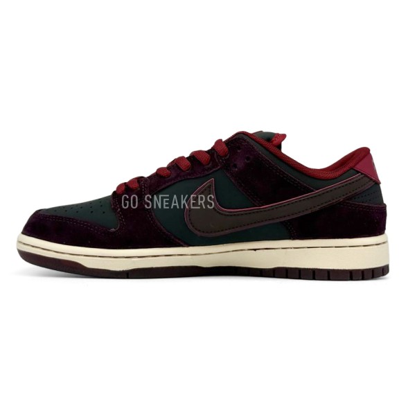 Мужские кроссовки RIOT Skateshop x Nike Dunk Low SB 'Mahogany Dark Beetroot'