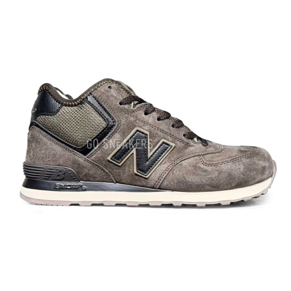 Мужские зимние кроссовки New Balance 574 Winter Suede Chocolate