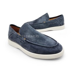 Santoni Man Moccasins Navy