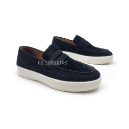 Loro Piana Mocassins Suede Black