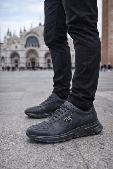 Мужские кроссовки Prada Prax Black