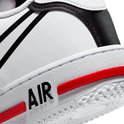 Nike Air Force 1 React White Black Red