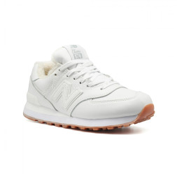 New Balance Женские 574 White Leather