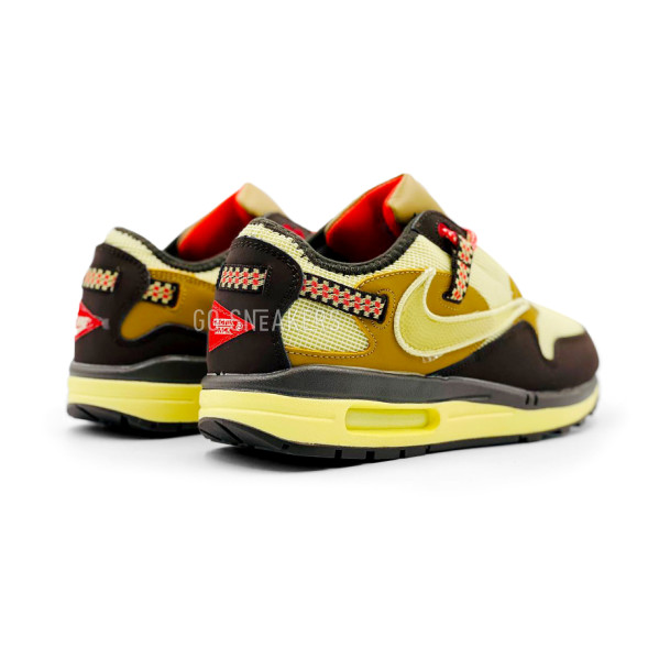 Женские кроссовки Travis Scott x Nike Air Max 1 "Cactus Jack" Yellow