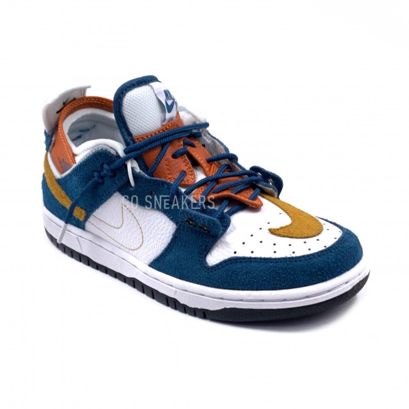 Мужские кроссовки Nike Dunk Low Navy&amp;White
