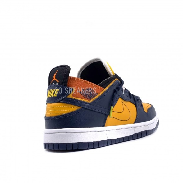 Мужские кроссовки Nike Dunk Low Navy&amp;Yellow