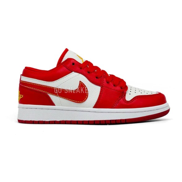 Женские кроссовки Nike Air Jordan 1 Low-Top Vintage Basketball Shoes Women's White Red