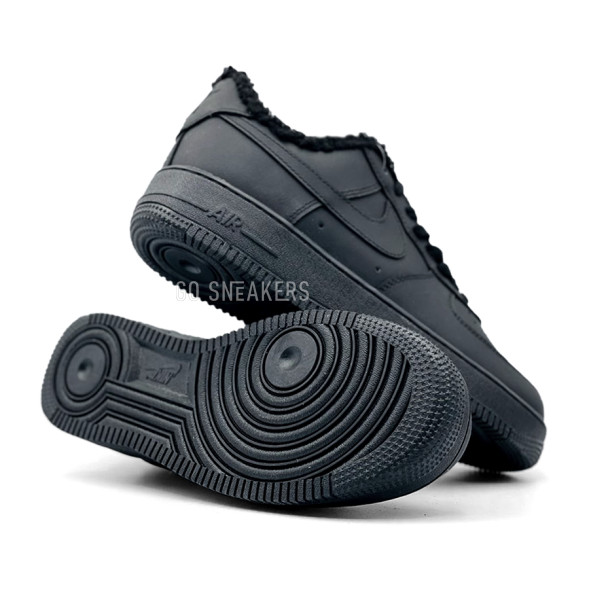 Унисекс зимние кроссовки Nike Air Force 1 Full Black Winter