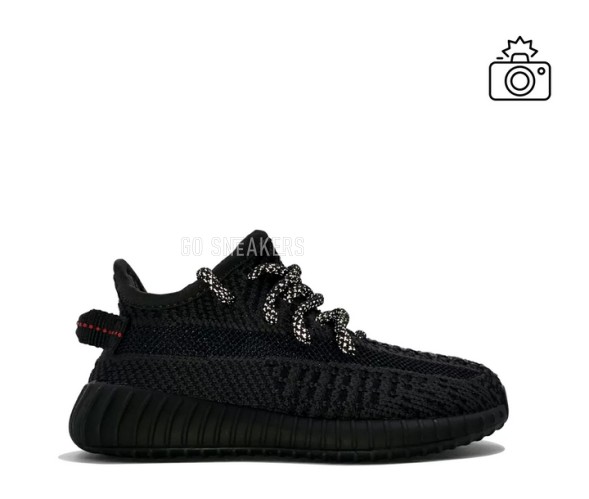 Унисекс кроссовки Adidas Yeezy Boost 350 V2 Kids Black