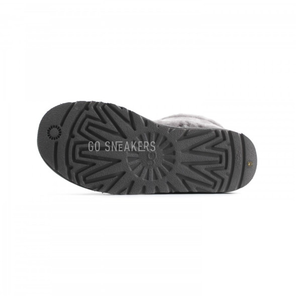 Женские мини угги Fluff Mini Quilted Logo Boot Grey