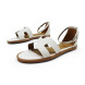 Женские босоножки Hermes Santorini White