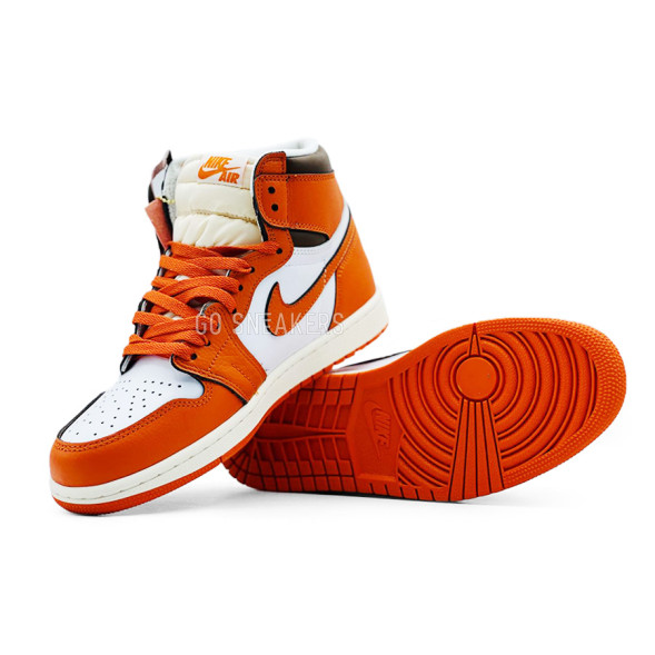 Унисекс кроссовки Nike Air Jordan 1 Retro High OG TD 'Orange Toe'