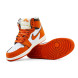 Унисекс кроссовки Nike Air Jordan 1 Retro High OG TD 'Orange Toe'