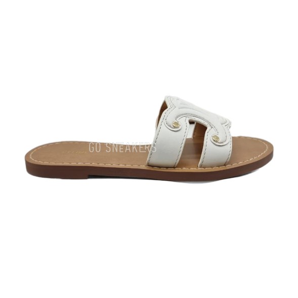 Женские шлепки Celine Flip-flops Cream
