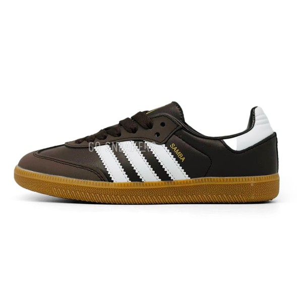 Женские кеды Adidas Samba OG Core Woman Brown