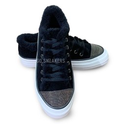 Brunello Cucinelli Winter Sneakers Black