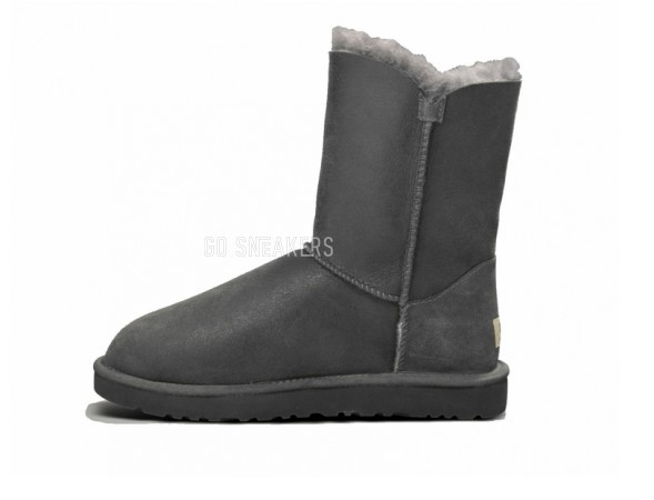 Женские угги с пуговицей Bailey Button Metallic Grey