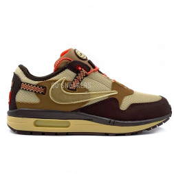 Travis Scott x Nike Air Max 1 - Baroque dark Brown/Lemon Drop-Wheat-Chile Red