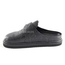 Louis Vuitton Slipper Leather Black 