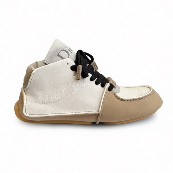 Женские кроссовки Dior Roadie White/Brown