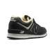 Мужские зимние кроссовки New Balance 574 Black Leather 1