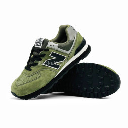 New Balance 574 Suede Man Swam/Black