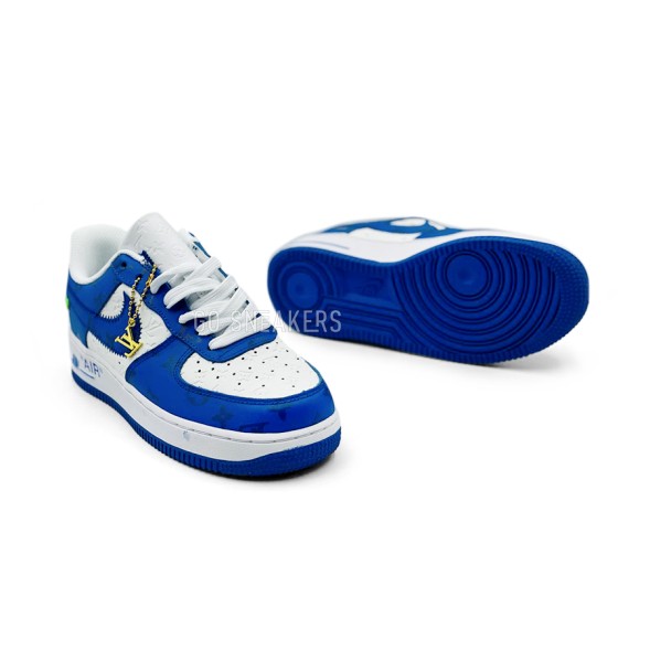 Унисекс кроссовки Nike Air Force 1 Sotheby’s Auction Results x Louis Vuitton Blue