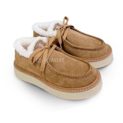 Prada Chukka Chestnut