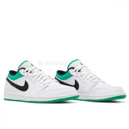 Nike Air Jordan 1 Low White Lucky Green Black