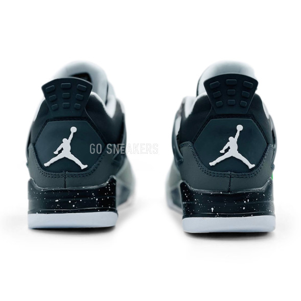 Унисекс кроссовки Nike Air Jordan 4 Black/Grey Game Royal