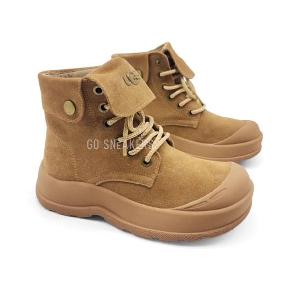 Женские ботинки Ugg Cute Design Series Short Martin Boot Women's Chestnut