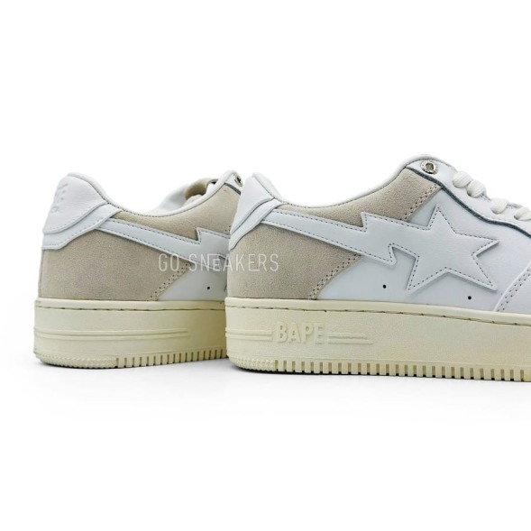 Мужские кроссовки Bathing Apg Bape Sta Man White Beige