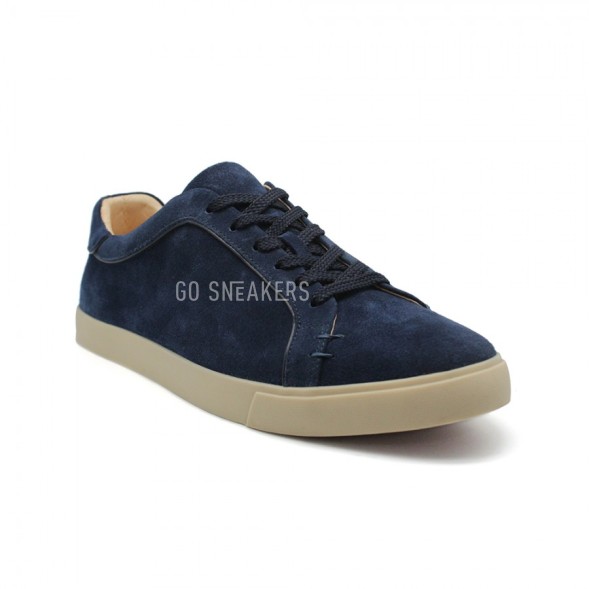 Мужские кроссовки Loro Piana Freetime Walk Sneakers Navy Suede