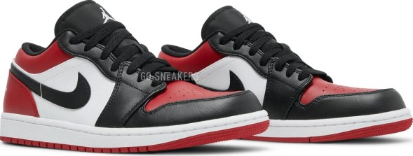 Унисекс кроссовки Nike Air Jordan 1 Low 'Bred Toe'